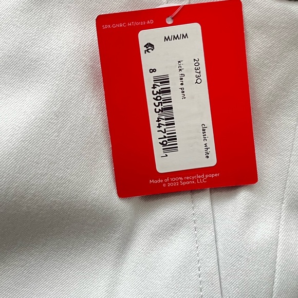 Spanx kick flare pants white medium NWT - Picture 8 of 9